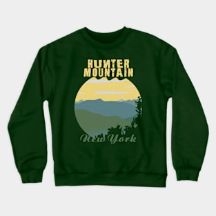 Hunter Mountain, New York Crewneck Sweatshirt